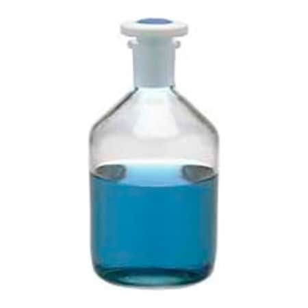 Cp Lab Safety. Kimble Kimax Solution Bottles W/ Color-Coded PTFE Flathead Stopper, 250ML, Case of 6 15097-250